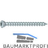 HECO-Topix-plus Dielenschraube LKO 4.5x 70 Torx 20 Stahl verzinkt-blau