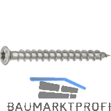 HECO-Topix-plus Fassadenschraube Linsensenkkopf 4.5x 80 Torx 20 Edelstahl A2
