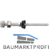 Solarbefestiger mit Zapfen und Faserzementdichtung 8x 80/70