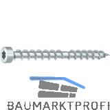 HECO-CC Holzbauschraube Zylinderkopf 6.5x190 TX30 verzinkt-blau mit Bewertung