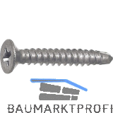 SFS-SN2/13 Armierungsschraube 3.9x19 PH 2 Edelstahl A2 f�r Kunststoffprofile