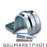 FISCHER Schelle halb 16 mm verzinkt mit einem Befestigungsloch