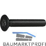 ISO14581 08.8 M 5x12 Torx 25 verzinkt-schwarz Senkschraube