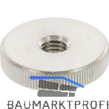 DIN467 M 4 Edelstahl A1 1.4305 R�ndelmutter flache Form