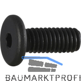 Zylinderschraube mit extrem niedrigem Kopf M 6x 20 G�te 10.9
