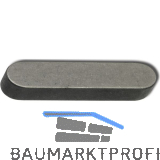 DIN6885A 14x 9x 80 Edelstahl A5 1.4571 Passfeder rundstirnig