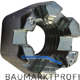 DIN935/ 8 M24x1.5 verzinkt Kronenmutter mit Feingewinde