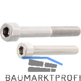 ISO4762 M12x 65 Edelstahl A4-70 Zylinderschraube mit Innensechskant (DIN912)