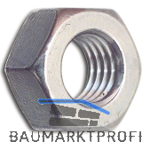 DIN934 M 3 Edelstahl A4-50 Sechskantmutter, gleitmobeschichtet transparent