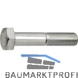 DIN960 10.9 M12x1.5x 45 verzinkt 6kt-Feingewindeschrauben mit Schaft