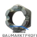 DIN937/17H M24x1.5 verzinkt Kronenmutter mit Feingewinde flache Form