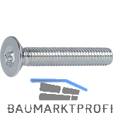 ISO14581 08.8 M 6x25 Torx 30 verzinkt Senkschraube