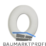 Sonderscheibe 8.4x16x0.5 PA 6.6 Polyamid wei�