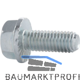 ~DIN6921 8.8 M 12x 30 verzinkt Sechskantschraube mit Flansch und Sperrverzahnung