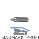 Distanzhalter M 3x 5 Innen-/Aussengewinde verzinkt-blau