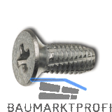 DIN7516D M 3x 10 verzinkt Gewindeschneidschraube mit Senkkopf