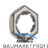 DIN7967 M20 verzinkt Sicherungsmutter (Palmutter)