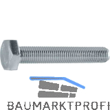 DIN961 8.8 M14x1.5 x 35 verzinkt 6kt-Feingewindeschrauben ohne Schaft