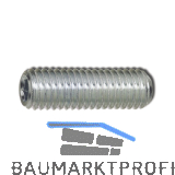 ISO4029/DIN916 45H M10x 12 verzinkt Gewindestift mit Ringschneide und ISK