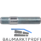 DIN939 8.8 M12x 30 verzinkt Stiftschraube Einschraubende ~1,25 d