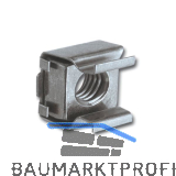 K�figmutter M 6 ZI-123-3.2 K�fig: Federstahl verzinkt, Mutter: Stahl verzinkt