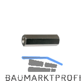 Distanzhalter M3x25 Innen-/Innengewinde Messing vernickelt