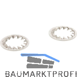 DIN6798J M 4 Edelstahl A4 F�cherscheibe