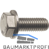 DIN6921 8.8 M10x 40 verzinkt-blau Sechskantschraube mit Flansch