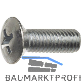 ~ISO7047 4.8 M 4x 12 Phillips KS verzinkt Linsensenkkopfschraube (DIN966A)