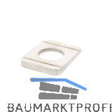 DIN434 M24 Edelstahl A2 Scheibe f�r U-Tr�ger Neigung 8 %