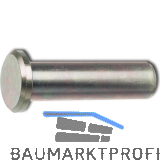 DIN1436 20x60x52 H11 verzinkt Bolzen mit grossem Kopf und Splintloch