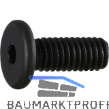 Zylinderschraube mit extrem niedrigem Kopf M 6x 10 G�te 10.9