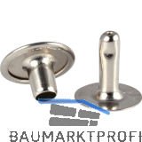 Hohlniete zweiteilig 3.5X 9.1 mm Stahl vernickelt / Gro�packung