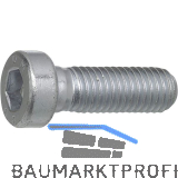 DIN6912 08.8 M 4x 8 verzinkt Zylinderschraube niedriger Kopf, Innensechskant