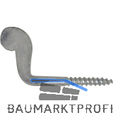 SECOTEC Vorreiber 30 mm verzinkt-blau SB-2