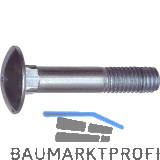 SECOTEC Torbandschraube DIN603 M8X140 verzinkt-blau KP-25