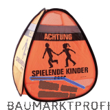 3D-Stra�enwarnschild "Spiel. Kinder"SB-1