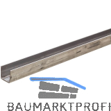Edelstahl U-Profil 1.4301 20x20x20x2