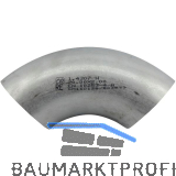 Edelstahl - Rohrbogen 1.4301 (1.4307) geschwei�t, 40/2 mm 90 Grad