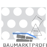 Aluminium-Lochblech AlMg1 Eloxiert-E6/EV1 2000/1000/2 mm RV: 5-8 mm