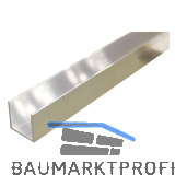 Aluminium U-Profil AlMgSi0,5 (6060) F22, ungleichschenkelig 20/17/20/1,5 mm