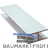 Aluminium H-Profil AlMgSi0,5 Eloxiert E6/EV1 42/23/2 mm