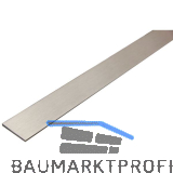 Aluminium Flachstange AlMgSi0,5 (6060) T66 (F22) Edelstahloptik A1/C31 20/2 mm