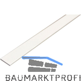 Aluminium Flachstange AlMgSi0,5 (6060) T66 (F22) RAL 9010 wei� 20/2 mm