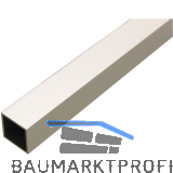 Aluminium Vierkantrohr AlMgSi0,5 (6060) T66 (F22) , Eloxiert E6/EV1 40/40/2 mm