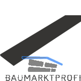 Aluminium Flachstange AlMgSi0,5 Eloxiert E6/C35 20/2 mm, schwarz