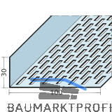 Aluminium L�ftungswinkel 100 x 30 mm