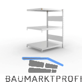 META Steck-Anbauregal 1025 x 750 x 600 mm 3 Fachb�den 150 kg