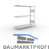 META Steck-Anbauregal 1025 x 1000 x 300 mm 3 Fachb�den 150 kg