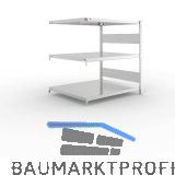 META Steck-Anbauregal 1025 x 1000 x 800 mm 3 Fachb�den 230 kg